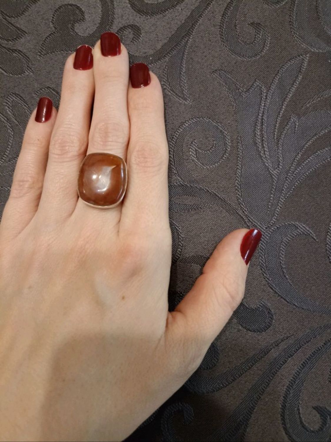 Photo №3 к отзыву покупателя Tatyana Legomina о товаре Кольцо с сердоликом