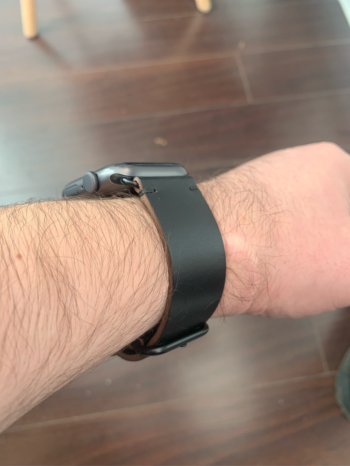 Фото №1 к отзыву покупателя Борис о товаре Ремешок для Apple Watch из кожи Horween