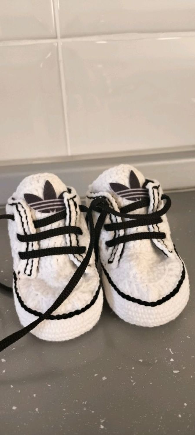 Photo №1 к отзыву покупателя Andrej о товаре Пинетки-кеды adidas на 3-6мес(10см)