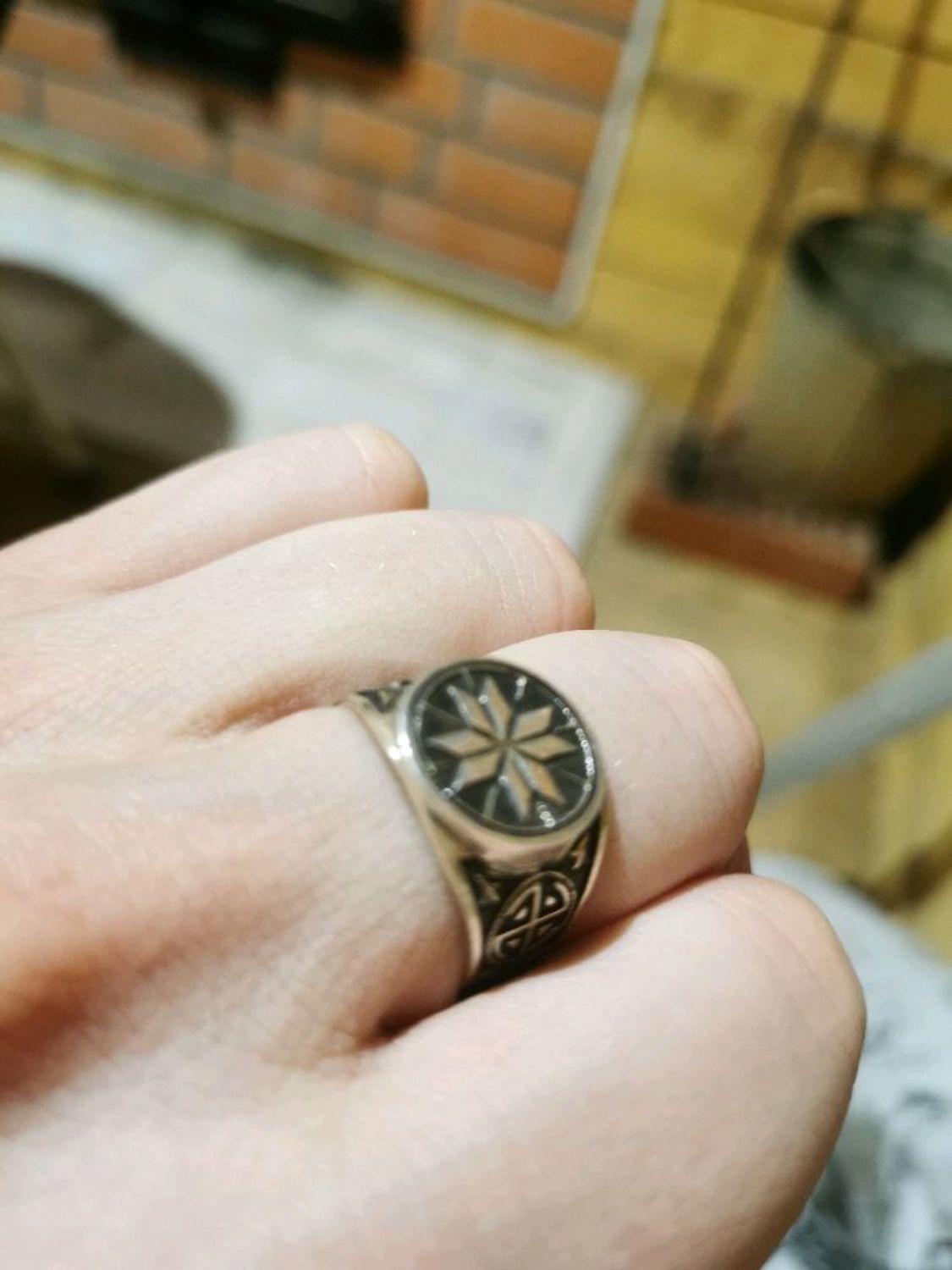 Фото №1 к отзыву покупателя Dimas о товаре Кольцо, перстень Алатырь