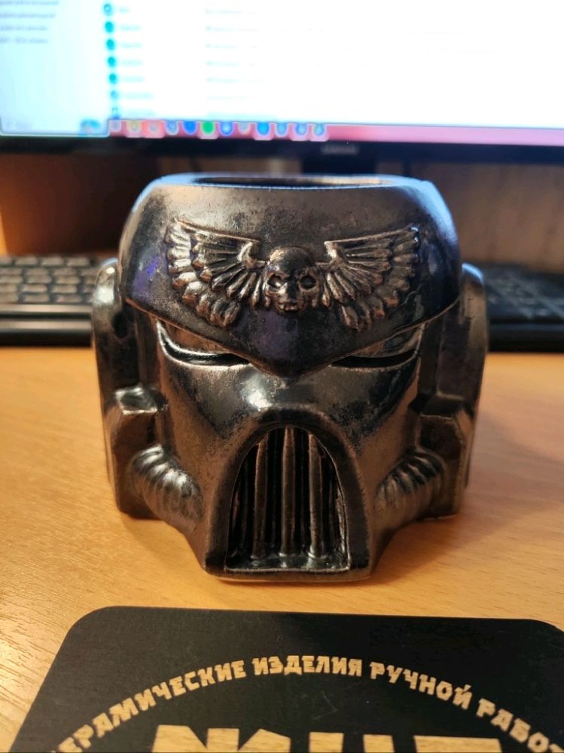 Фото №1 к отзыву покупателя Мусиенко Екатерина о товаре Кружка Warhammer Space Marines (Космодесант) Astartes