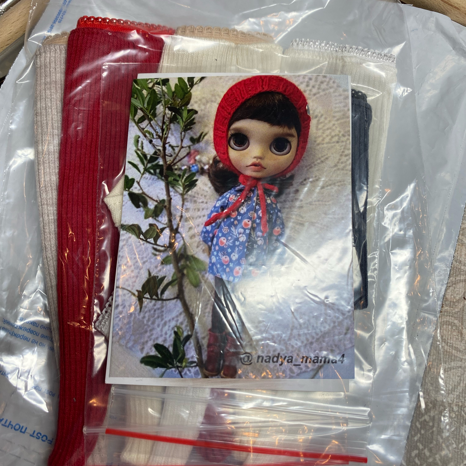 Photo №2 к отзыву покупателя Little_shop_blythe о товаре Трусы для блайз в горошек and 1 more item