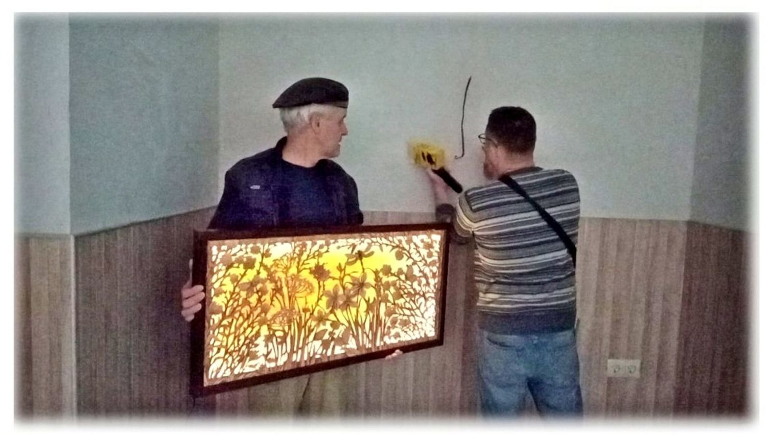 Фото №2 к отзыву покупателя Нелли о товаре Панно с подсветкой "Ботаника"