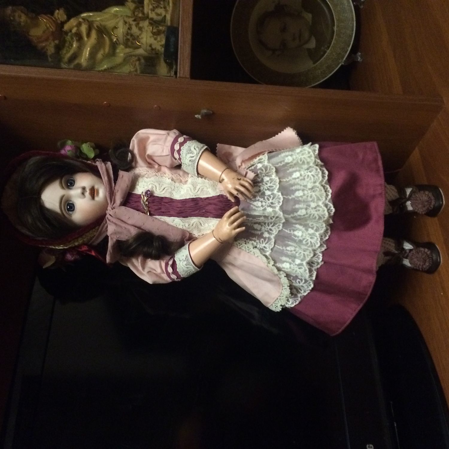 Фото №1 к отзыву покупателя Вера о товаре Туфли антик.кукле 6.5 см "Винтажная мята"