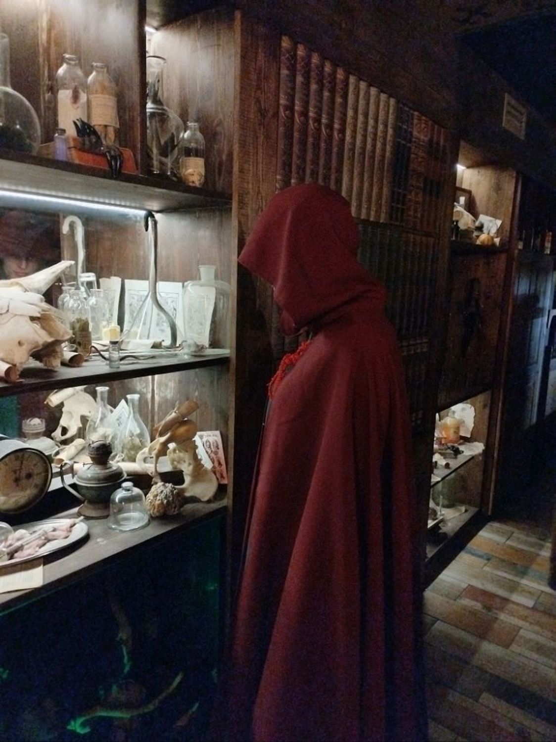 Фото №1 к отзыву покупателя Ekaterina Butenko о товаре "Рубин" плащ с капюшоном в средневековом стиле