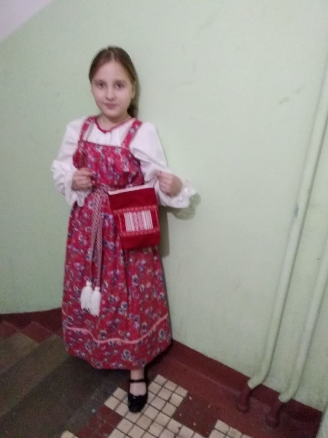 Фото №2 к отзыву покупателя Елена Парусова о товаре Рубаха народная женская.Длинная