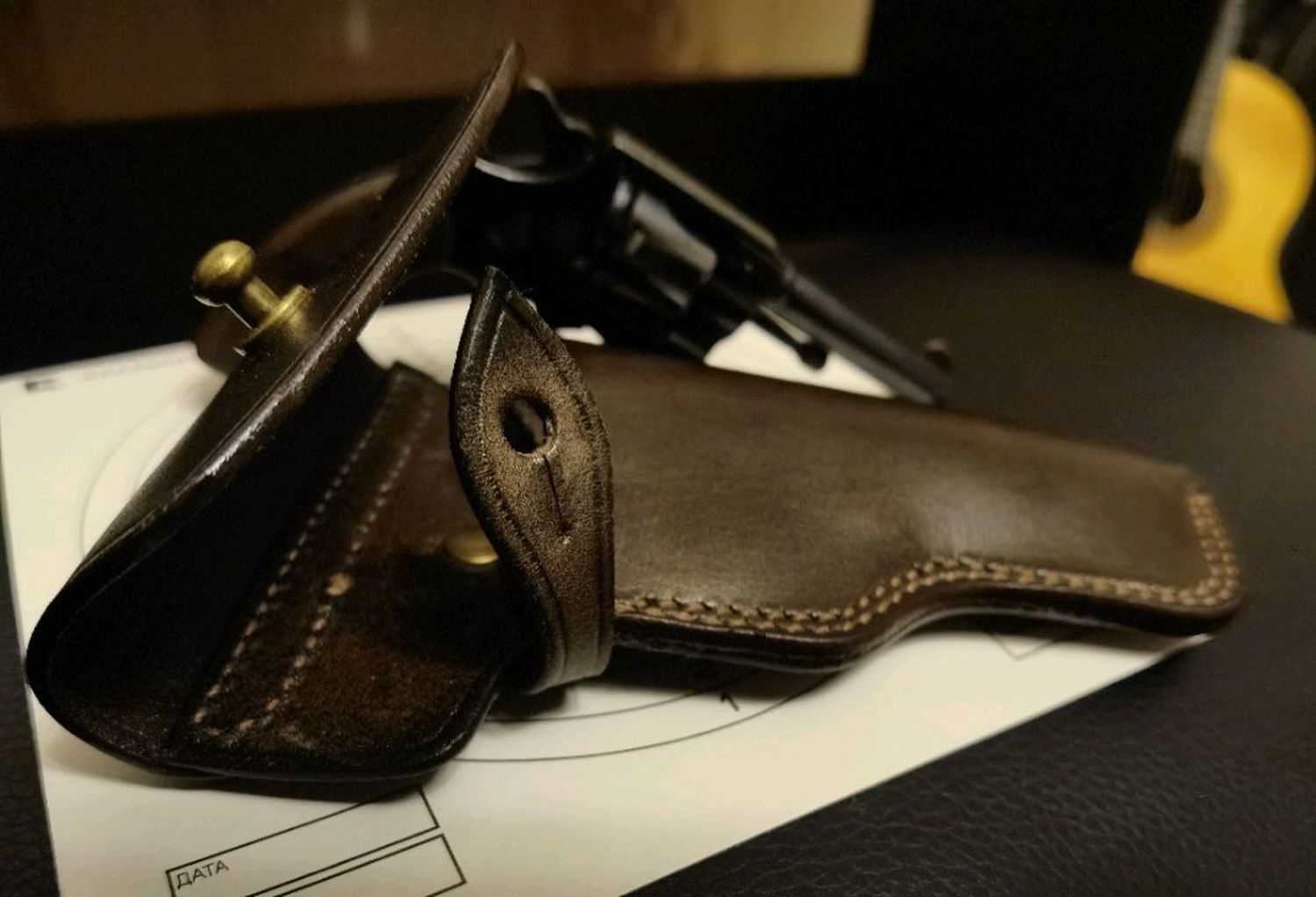 Фото №2 к отзыву покупателя Гусаров Дмитрий о товаре Кобура Beretta 92FS авторской работы в винтажном стиле и еще 1 товар