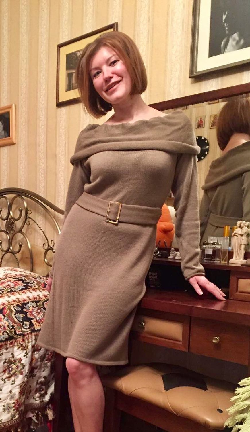 Photo №1 к отзыву покупателя Elena о товаре " Unisson " эксклюзивное платье