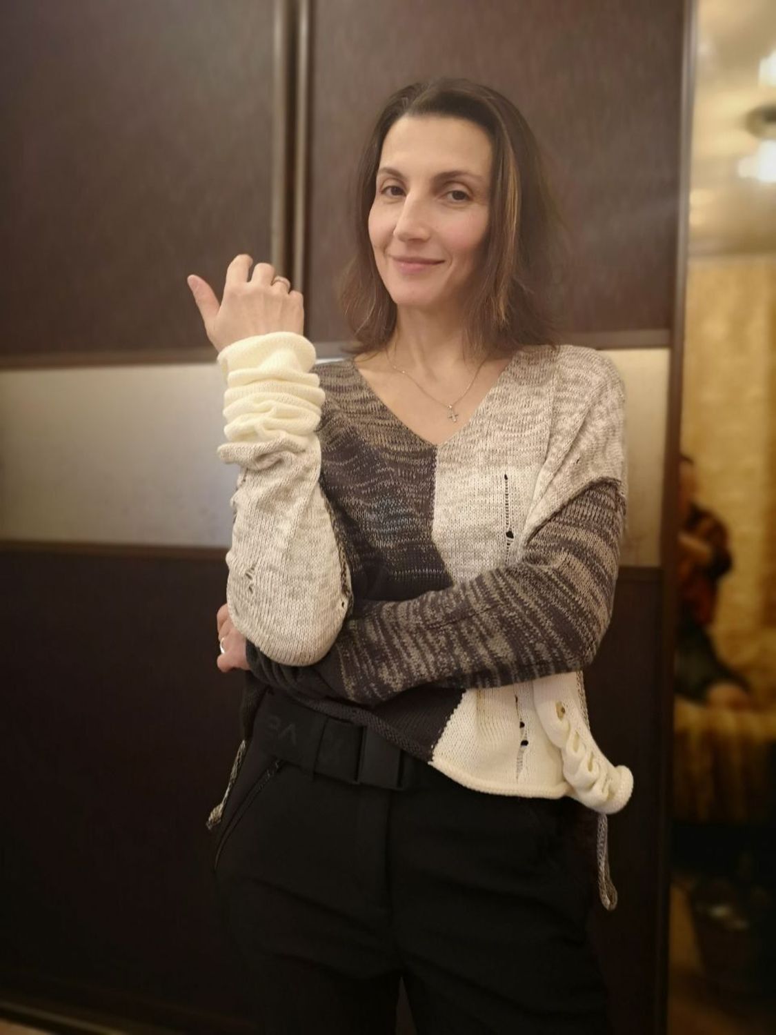 Фото №2 к отзыву покупателя Галина о товаре Вязаная кофта оверсайз