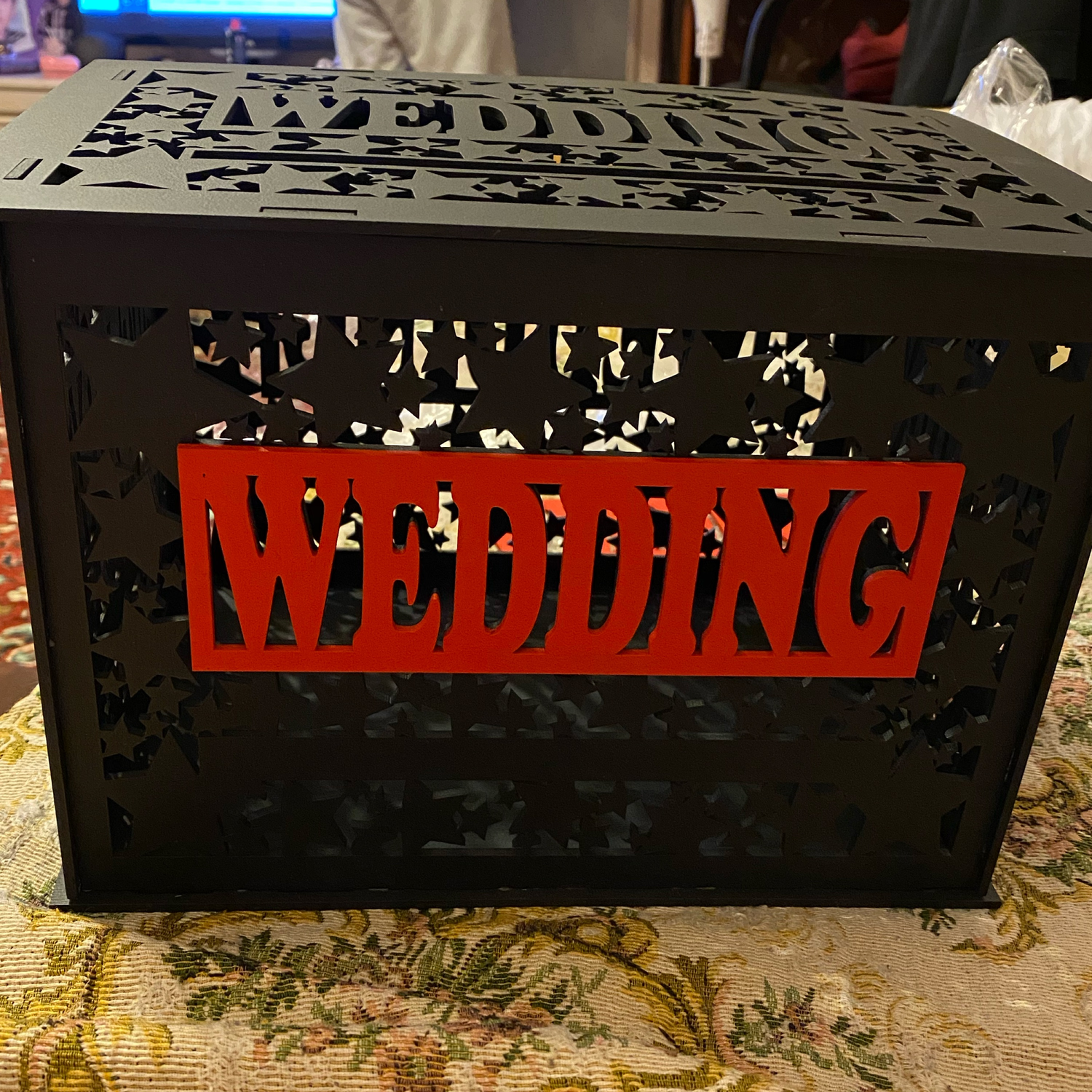 Фото №1 к отзыву покупателя Надя Матвеева о товаре Свадебный сундук "Wedding"