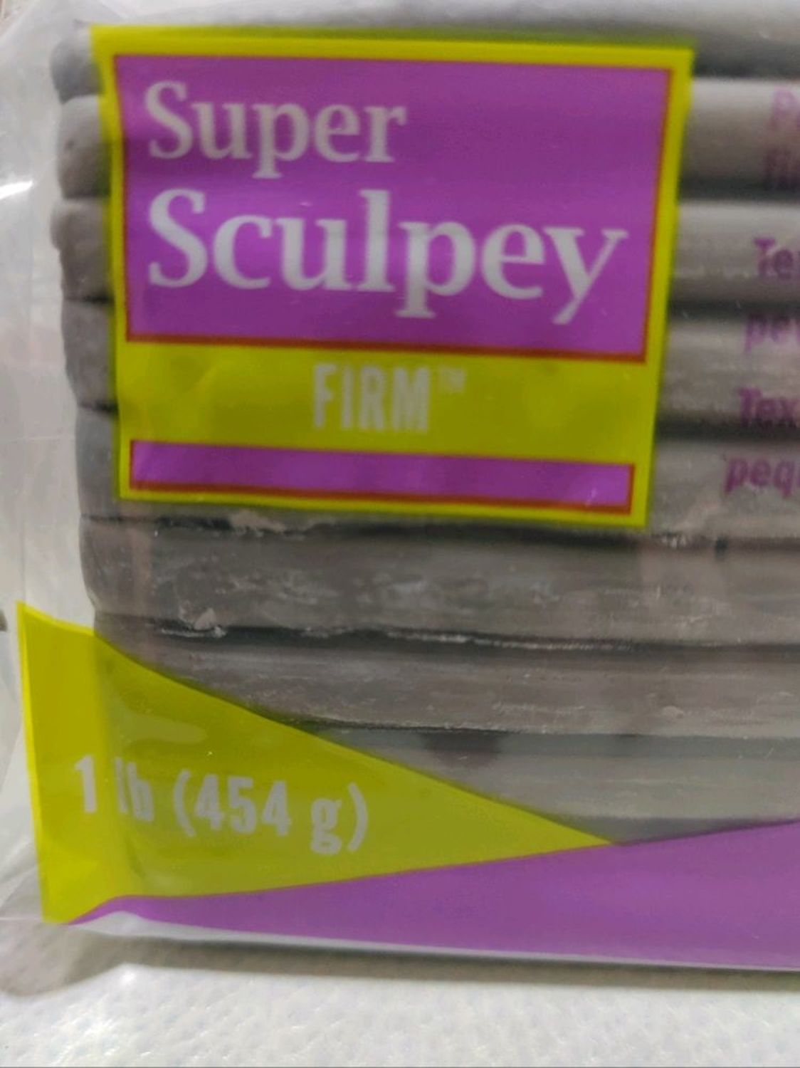 Фото №4 к отзыву покупателя Виталий Когтев о товаре Пластик Super Sculpey Extra- Firm/Medium Blend (запекаемая глина 454г)