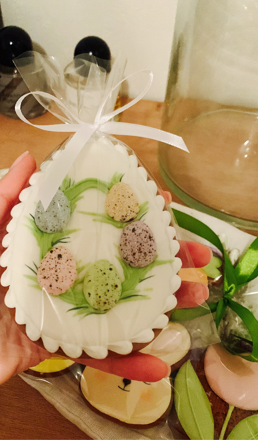 Photo №1 к отзыву покупателя Oxana о товаре Пряник топпер для кулича and 2 more items