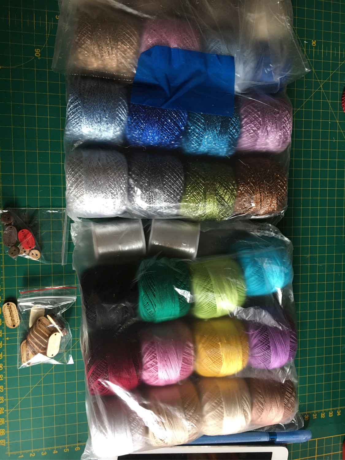 Фото №1 к отзыву покупателя Текстильная сказка о товаре Пряжа Canarias хлопок Yarn Art 17 цветов и еще 4 товара