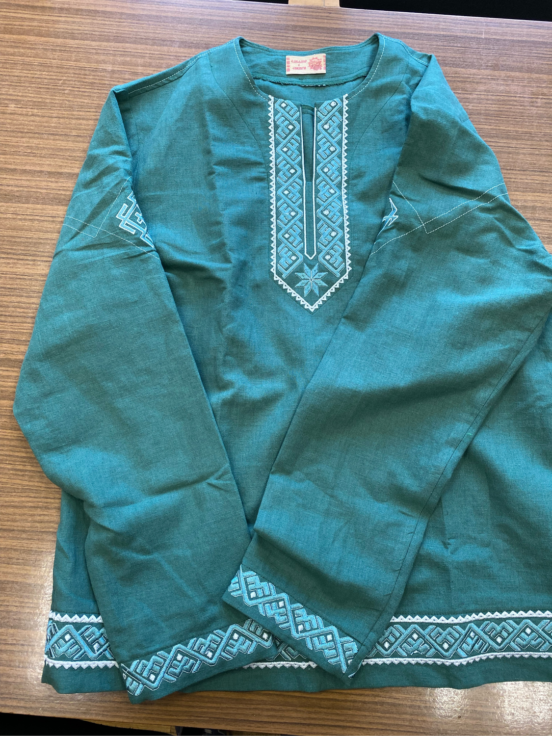 Photo №1 к отзыву покупателя Andrej Maholin о товаре Рубашки мужские: Рубаха "Лесной Дух"