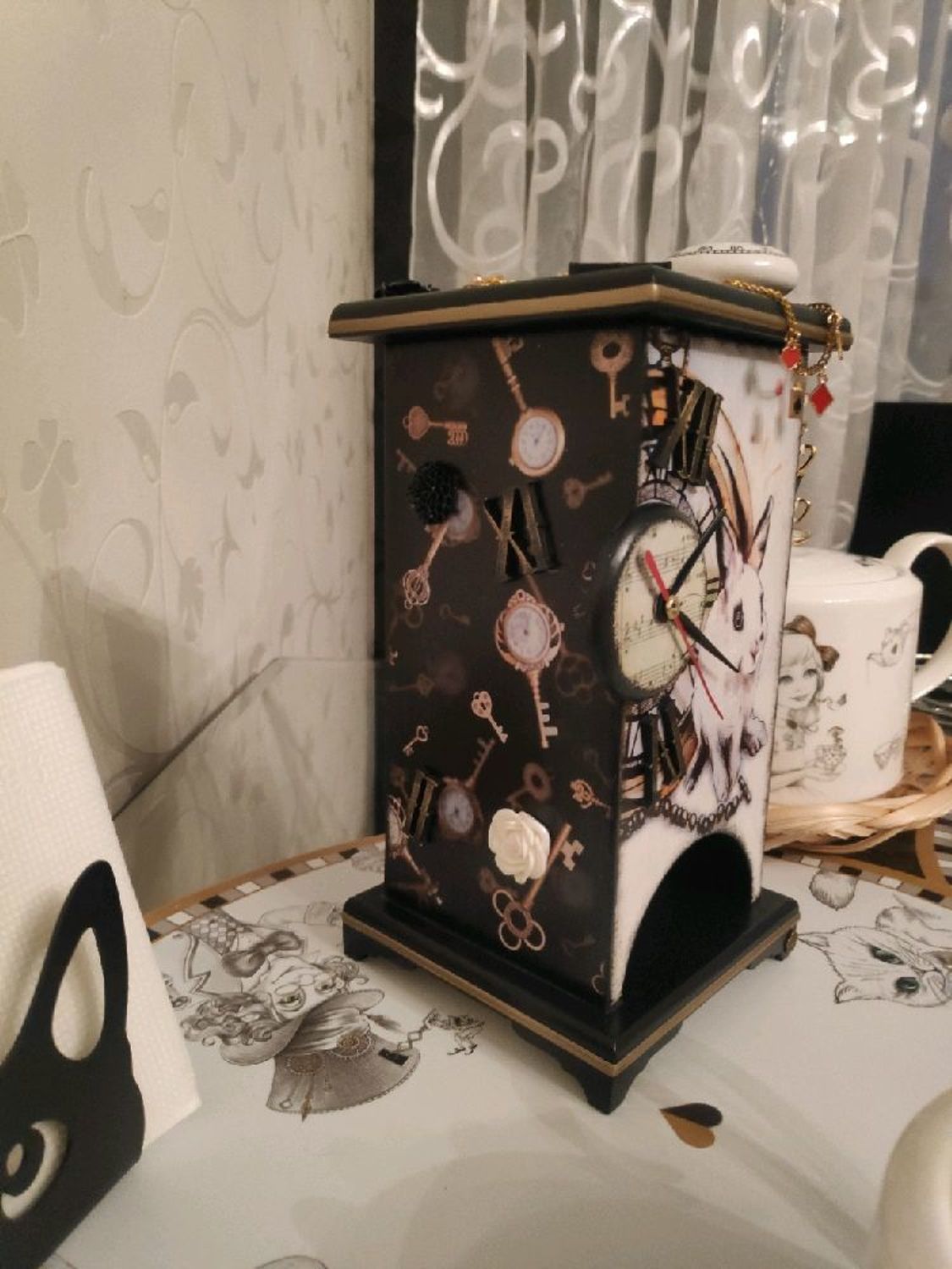 Photo №2 к отзыву покупателя Aleksej о товаре Чайный домик "ALICE" черно-белый