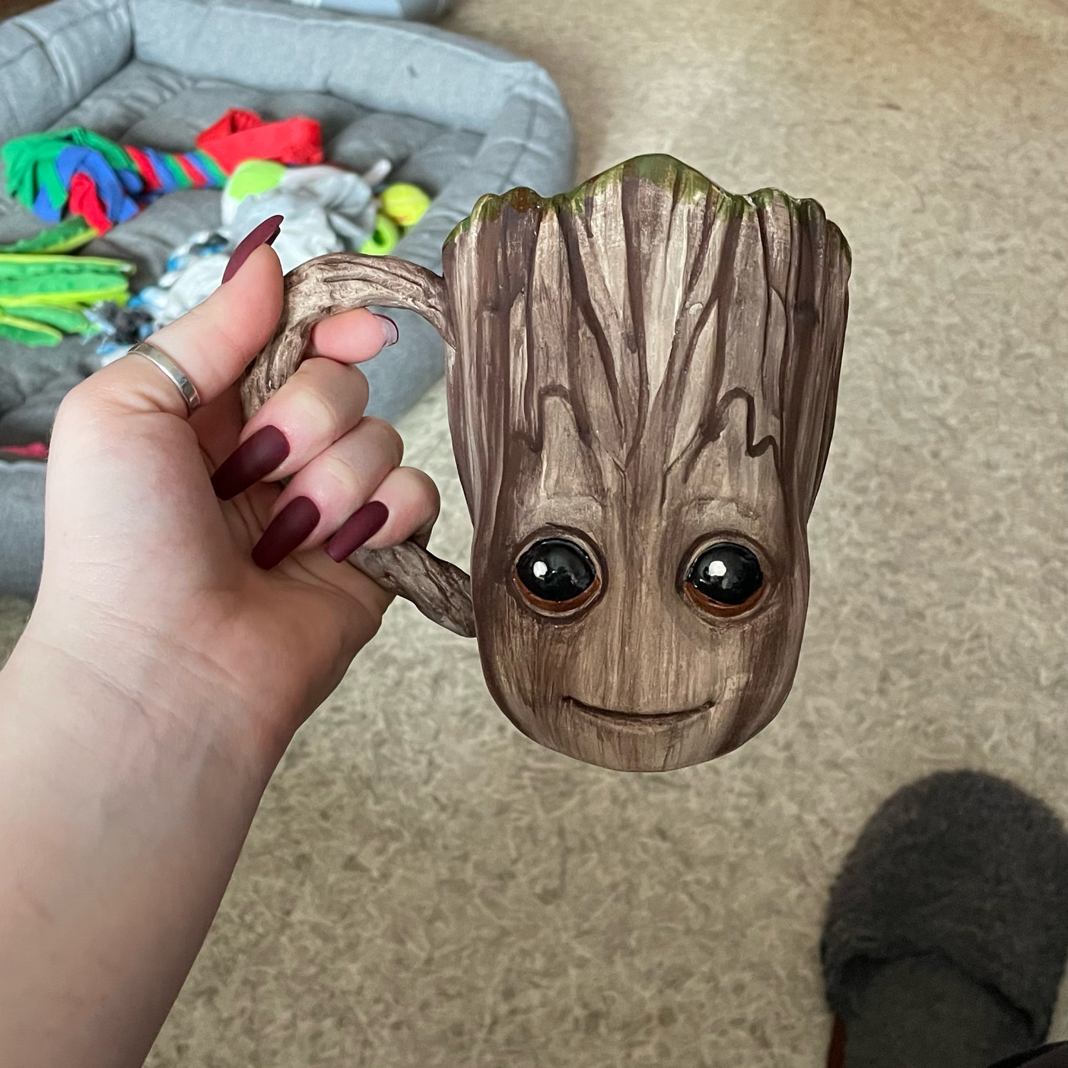 Фото №1 к отзыву покупателя Сафонова Полина Сергеевна о товаре Кружка "Groot"