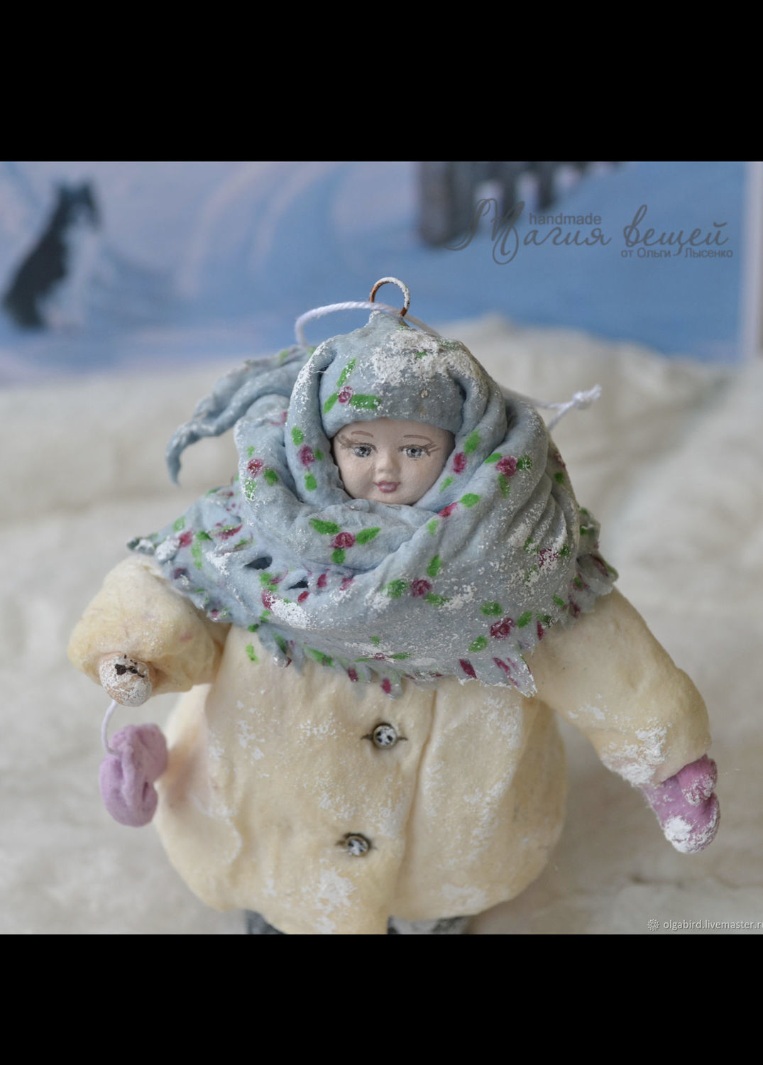 Photo №1 к отзыву покупателя Elena о товаре Ватная елочная игрушка ПОЦЕЛУЙЧИК and 6 more items