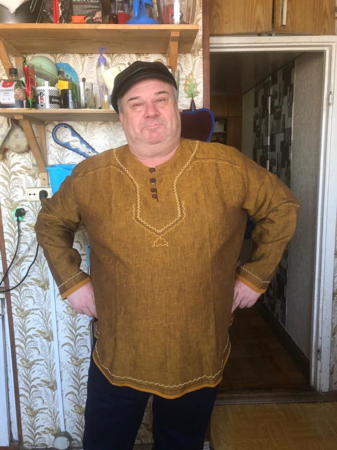 Фото №2 к отзыву покупателя Игорь Поляков о товаре Рубаха мужская льняная "Раздолье"