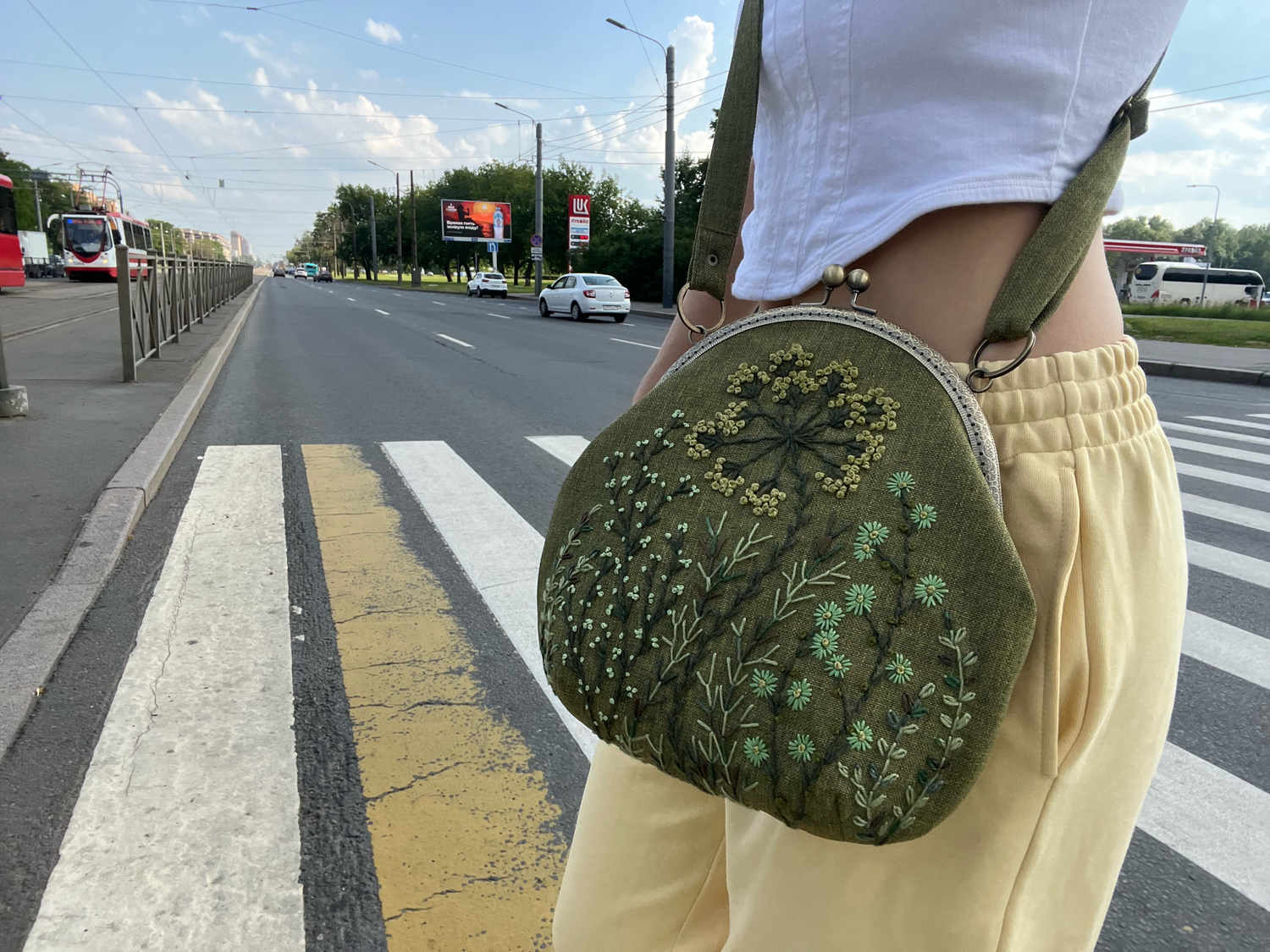 Photo №1 к отзыву покупателя Darya Vorontsova о товаре Сумка с фермуаром: Разнотравье
