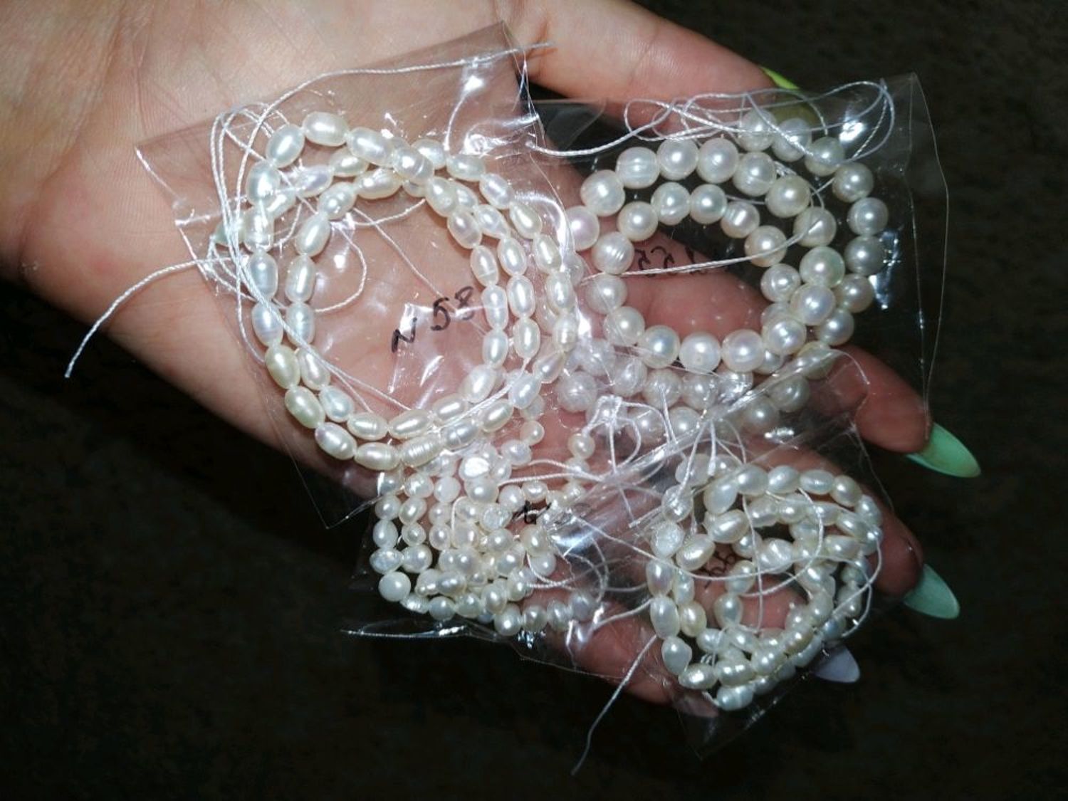 Фото №1 к отзыву покупателя irinasmirnova_jewelry о товаре Жемчуг 4,5 мм (5), рис, пресноводный и еще 3 товара
