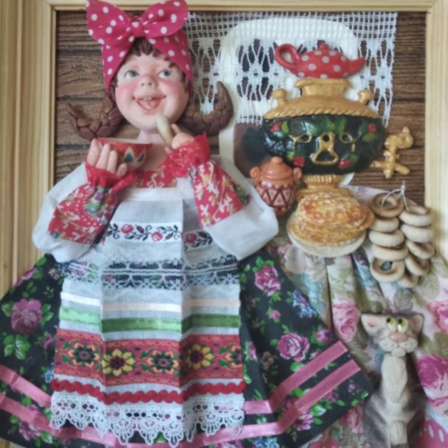 Фото №2 к отзыву покупателя Юлия о товаре Панно для кухни Чаевница и еще 1 товар