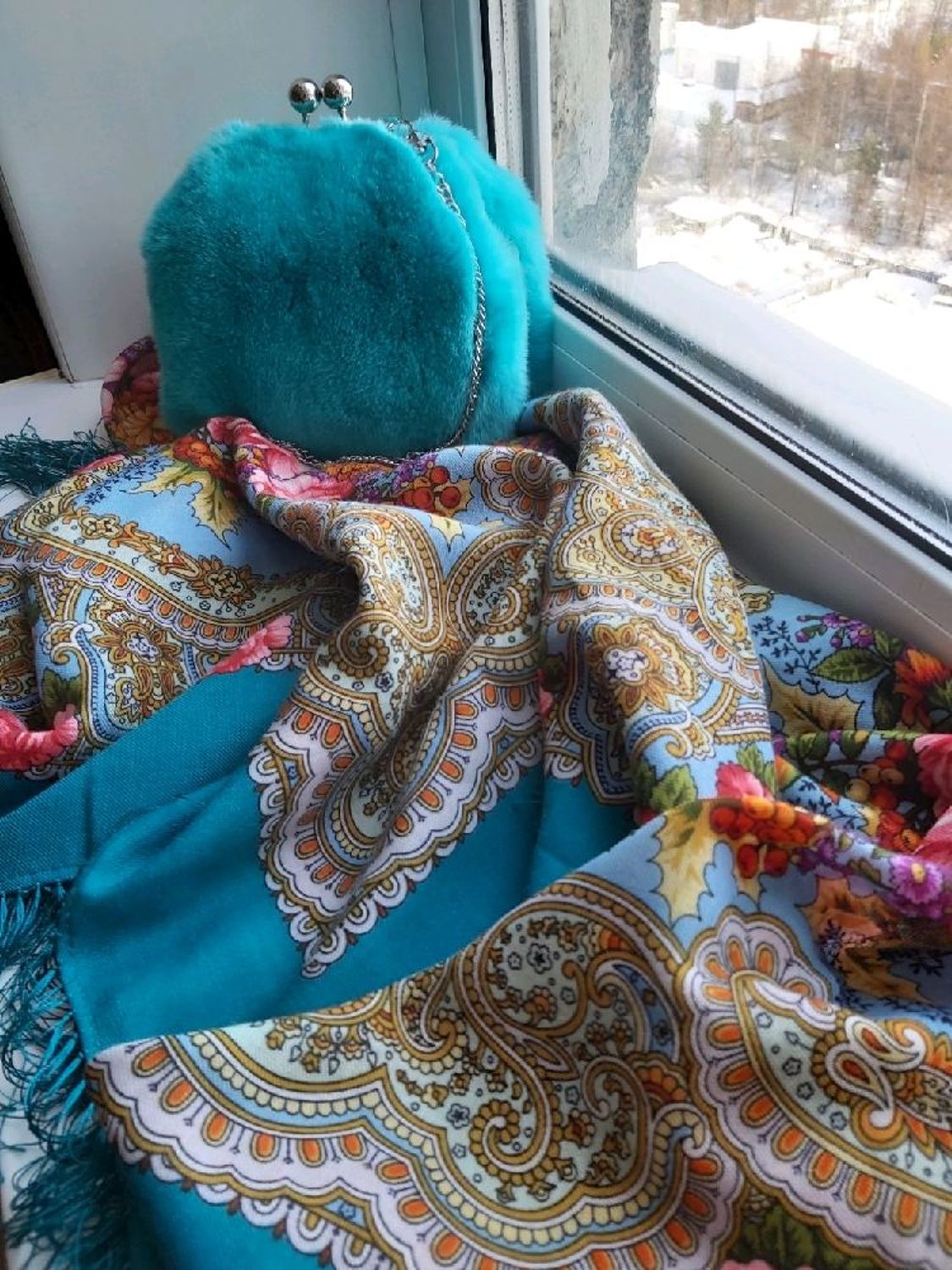 Фото №2 к отзыву покупателя Марина о товаре Сумка из меха кролика рекс