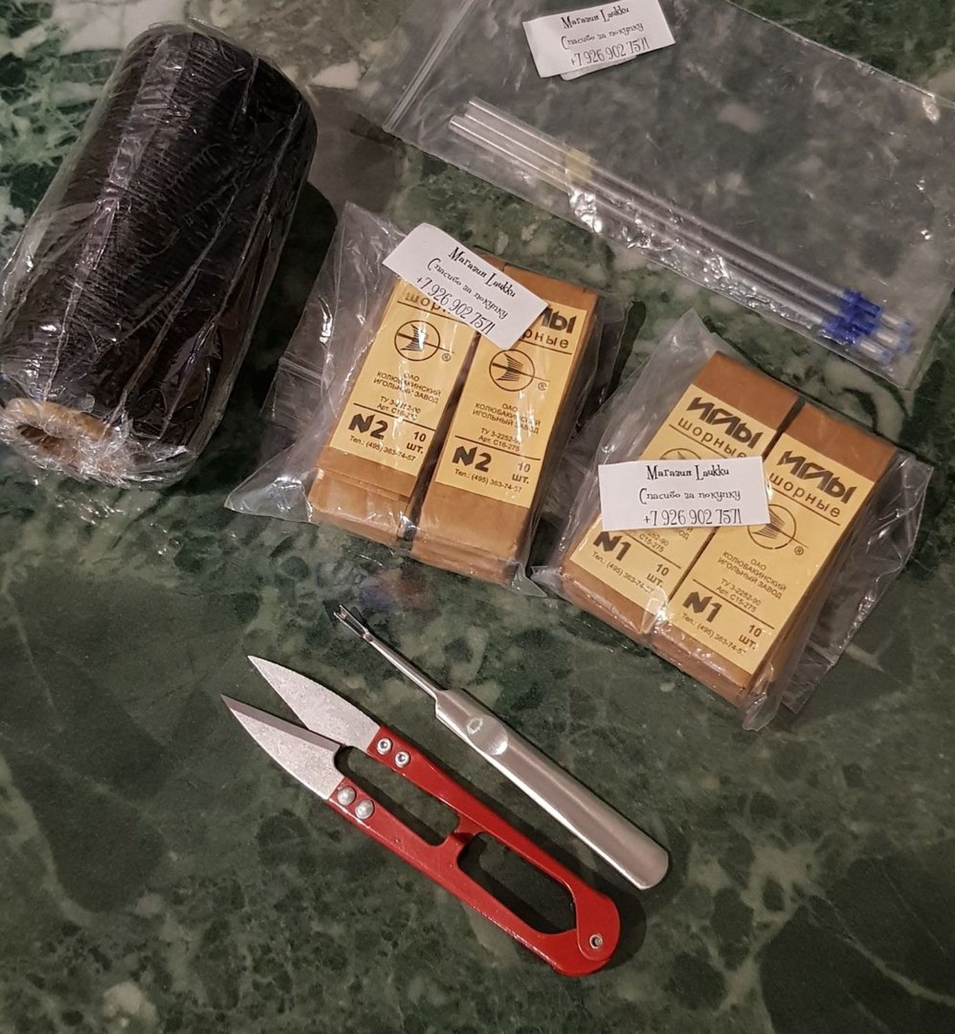 Photo №1 к отзыву покупателя Stantsionschik о товаре Стержни для разметки кожи and 5 more items