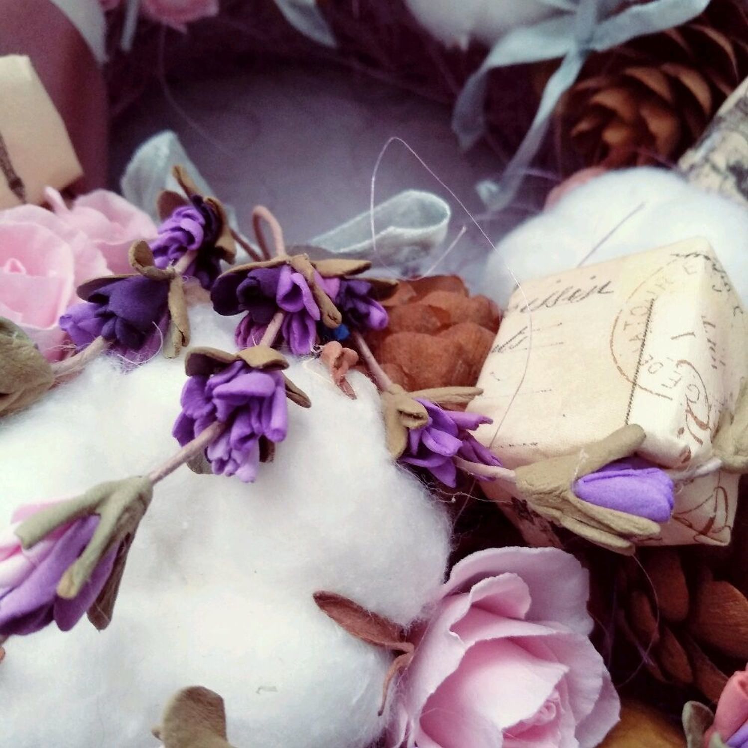 Photo №4 к отзыву покупателя ArigatouShop (Anna Ogurtsova) о товаре Венок Парижанка 33 см