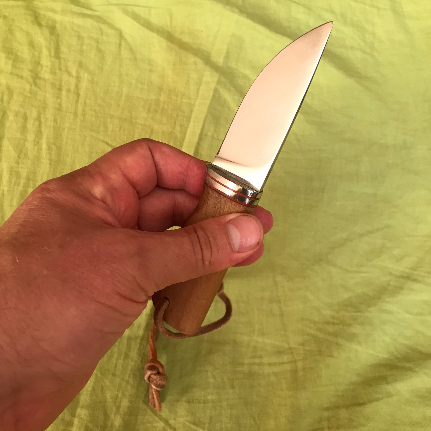 Photo №2 к отзыву покупателя Evgenij о товаре Нож нагрудный скинер (подарок мужчине охотнику, рыбаку)