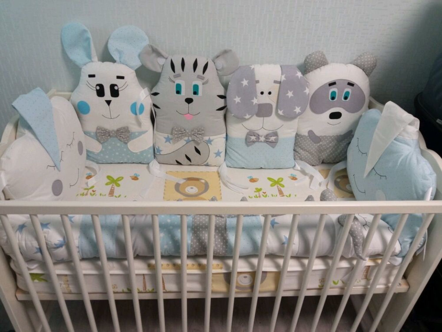 Photo №1 к отзыву покупателя Sewing_House о товаре Комплект в кроватку