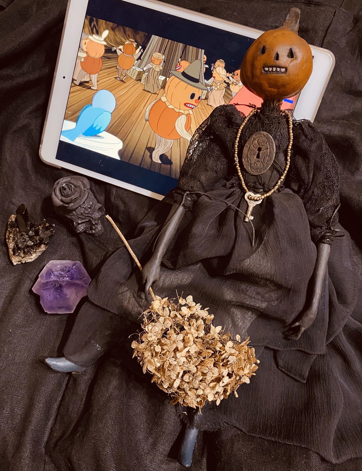 Фото №1 к отзыву покупателя Ольга Короткова о товаре Будуарная кукла Qween Pumpkin