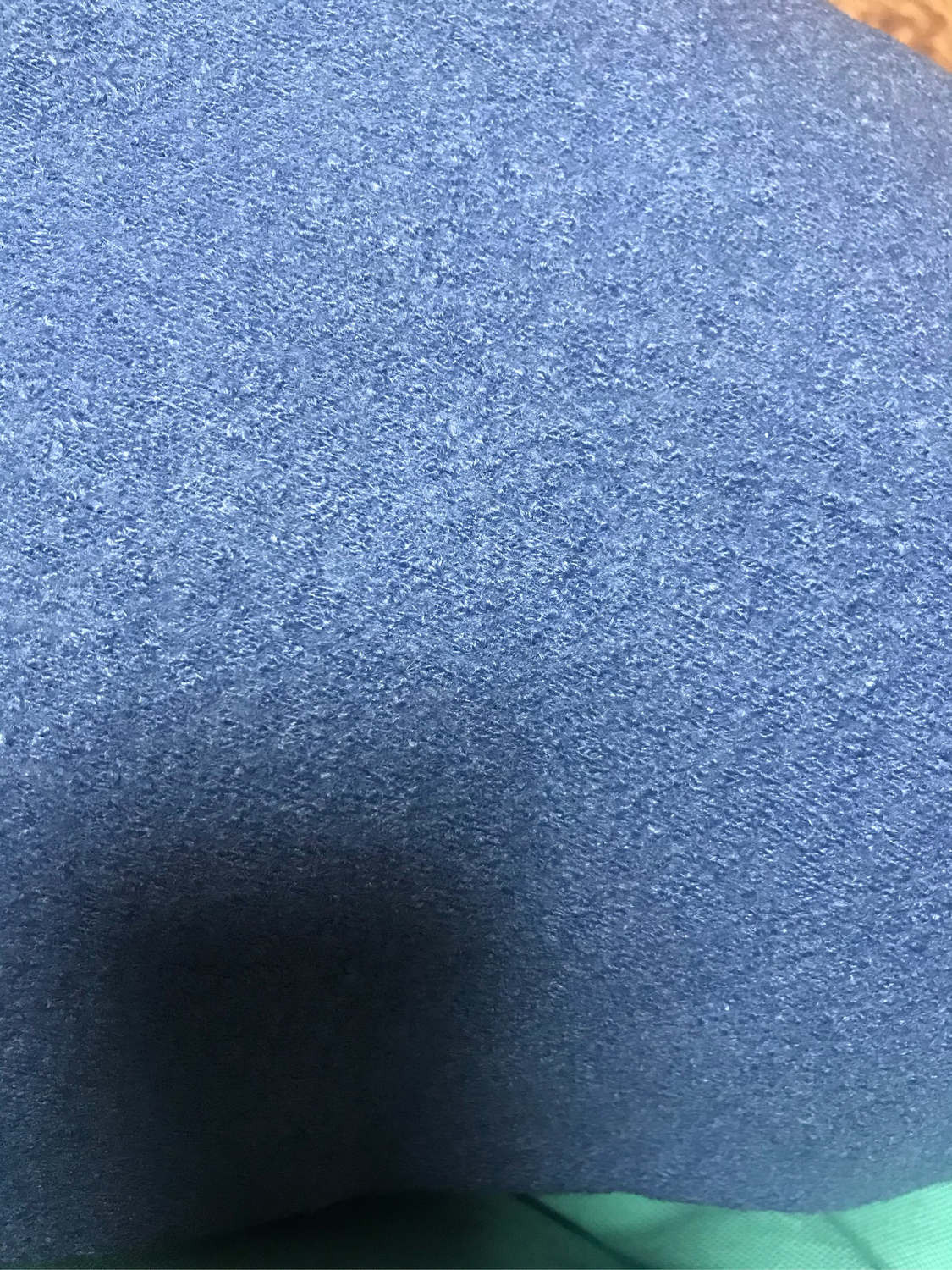 Фото №1 к отзыву покупателя лач о товаре Ткань лоден(вареная шерсть ) цвет джинсовый