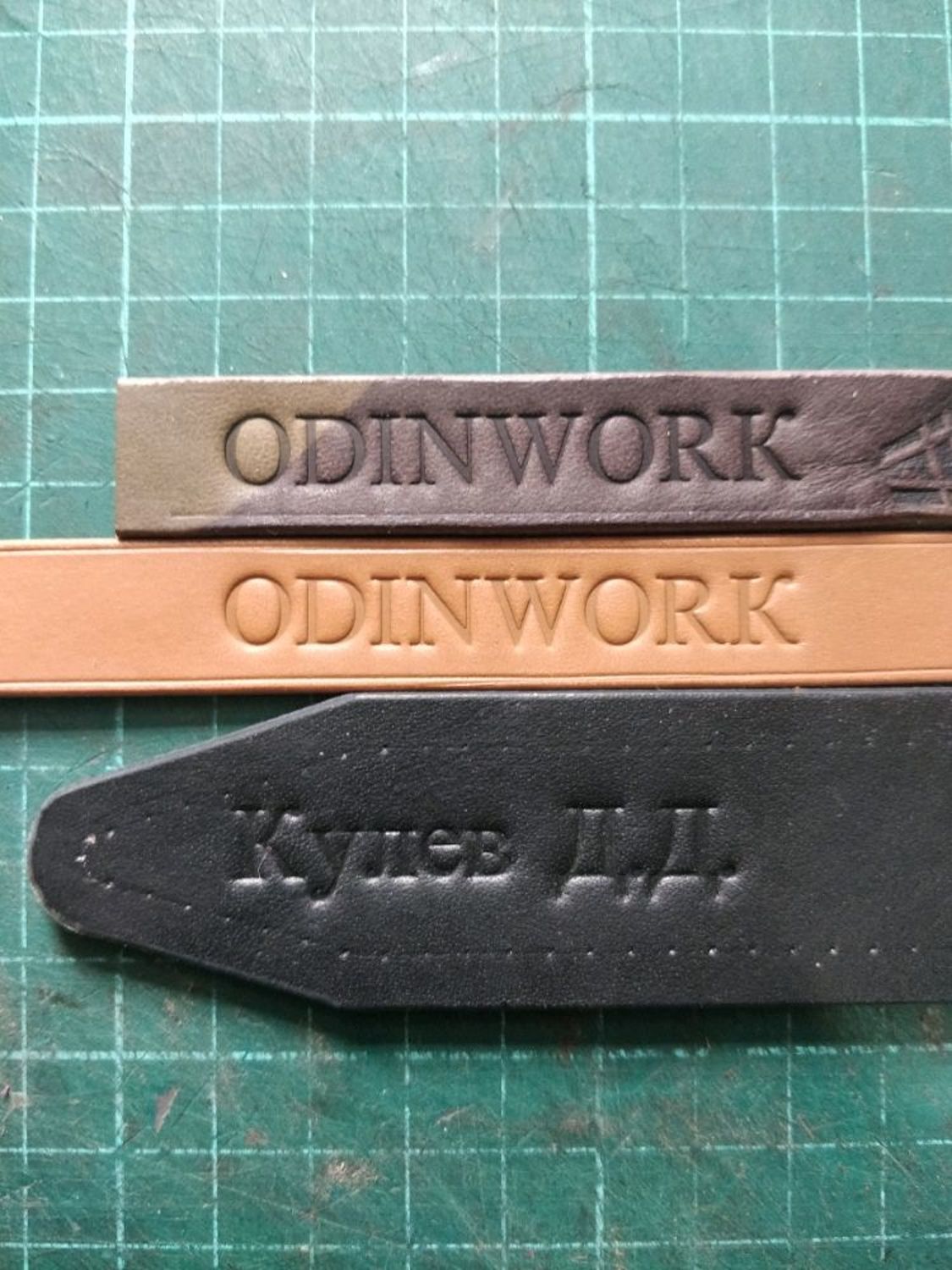 Фото №1 к отзыву покупателя OdinWork о товаре Наборный штамп 002RE-UL-7. Рус/Англ. Прописные и строчные. 7 мм. и еще 1 товар