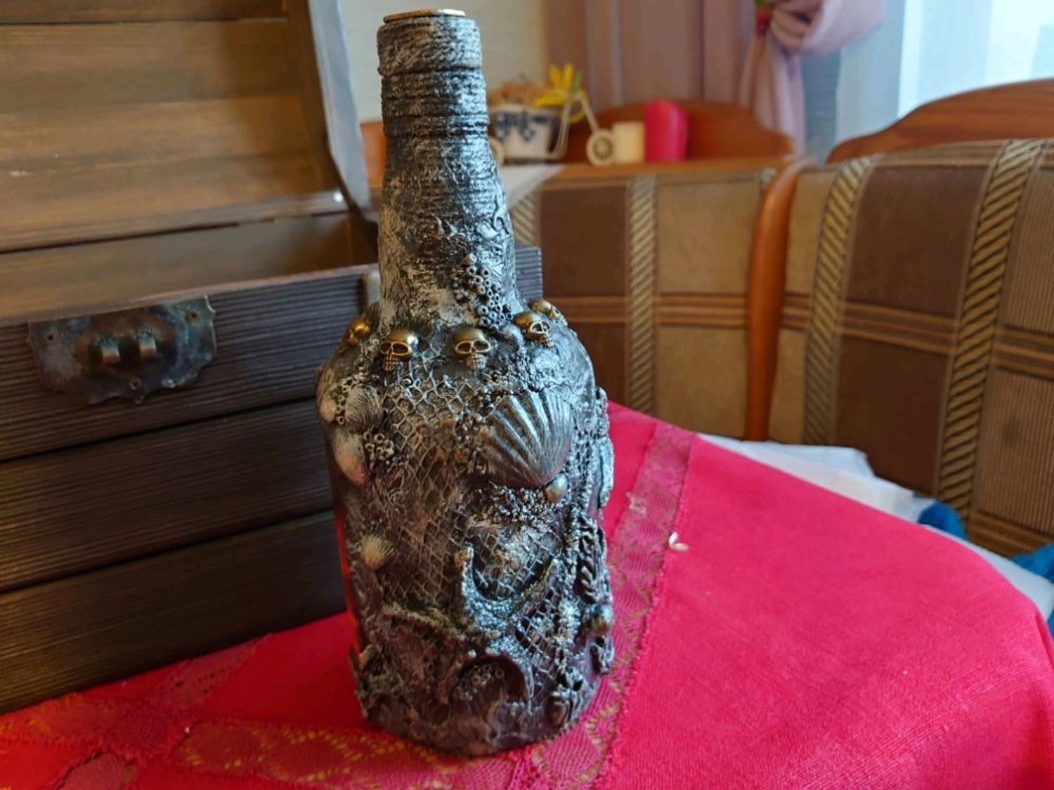 Фото №3 к отзыву покупателя Татьяна о товаре Подарочный короб с бутылкой "Искатели сокровищ"