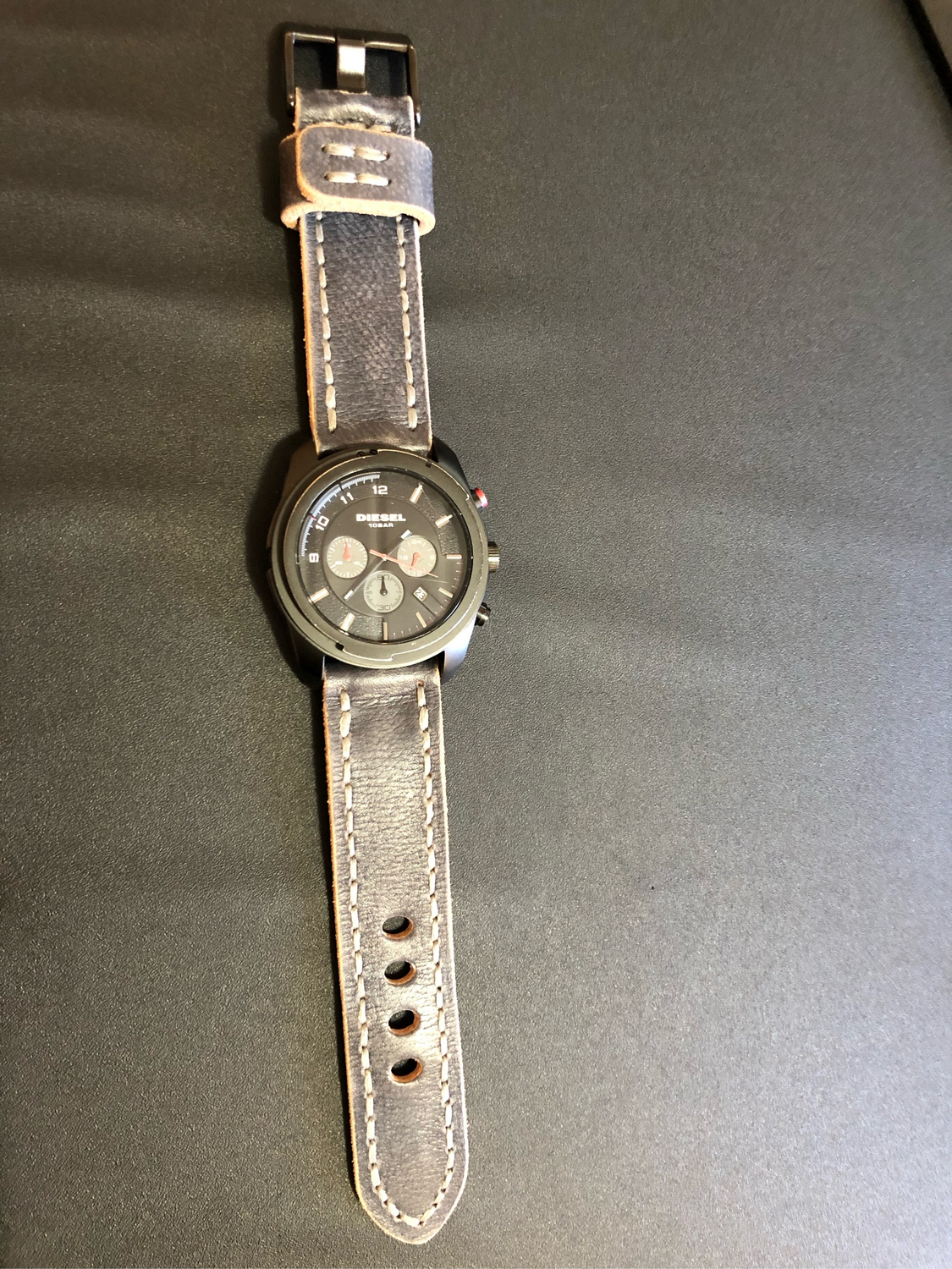 Фото №1 к отзыву покупателя Юрий о товаре Ремешок шириной 24 мм. для часов Apple Watch, Panerai, Diesel