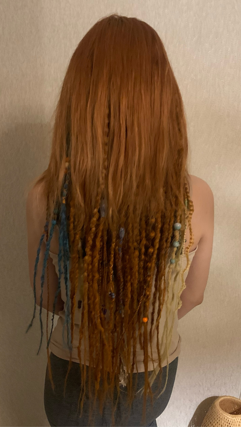 Фото №4 к отзыву покупателя Driada_Art о товаре Дреды "Ginger"