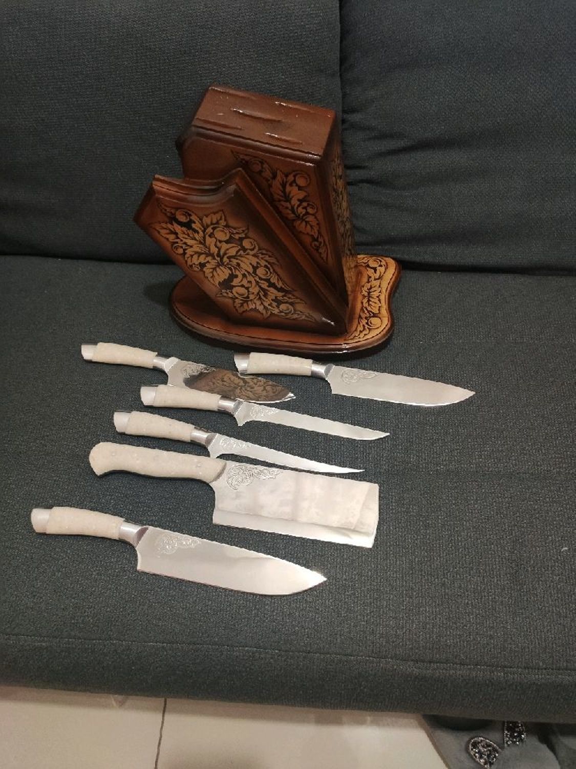Photo №3 к отзыву покупателя Alexander Kovalenchik о товаре Кухонные ножи: Набор кухонных ножей