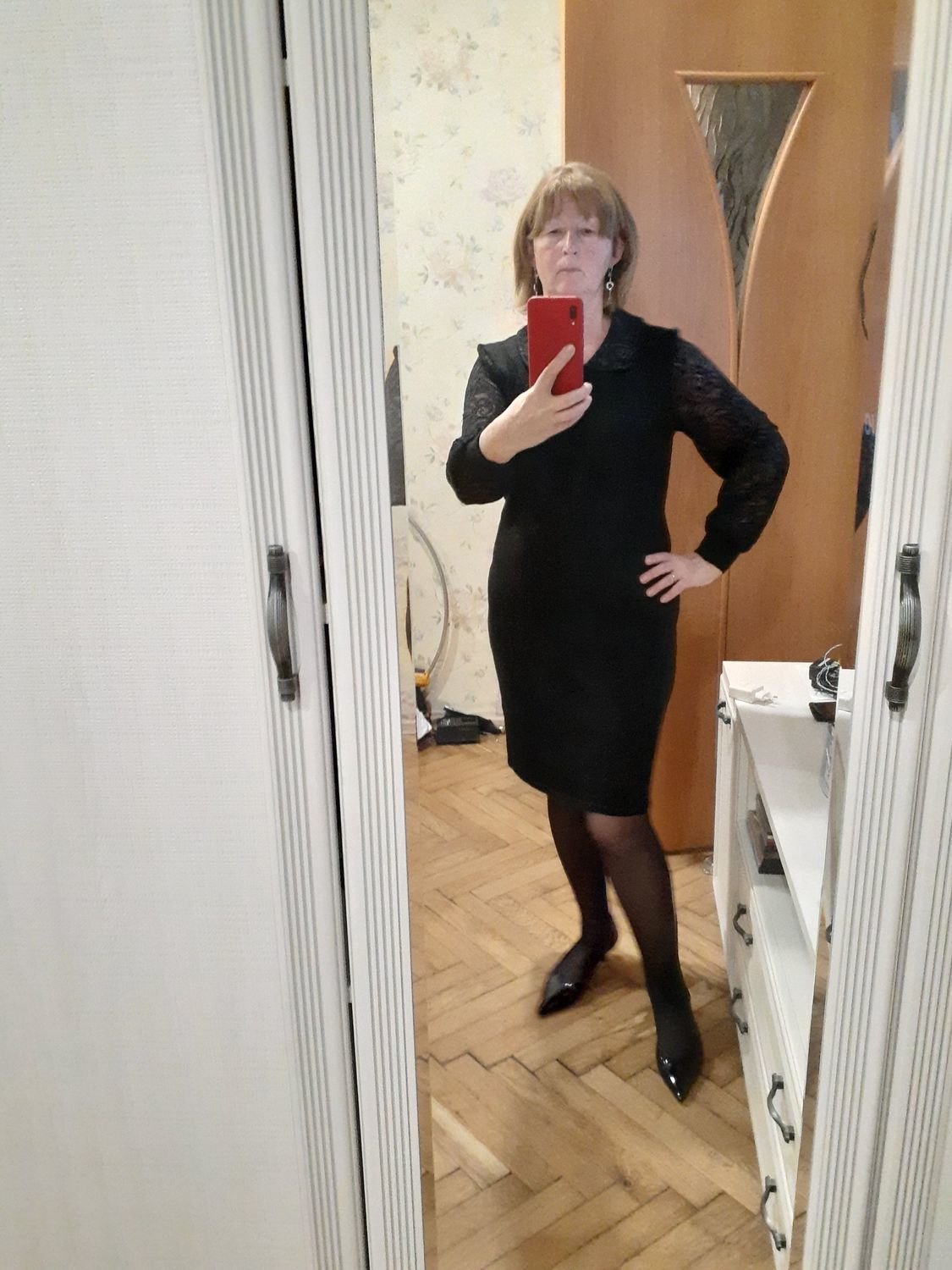 Photo №1 к отзыву покупателя Art master Olga iz Rossii s lyubovyu о товаре Платье " Черный клевер"