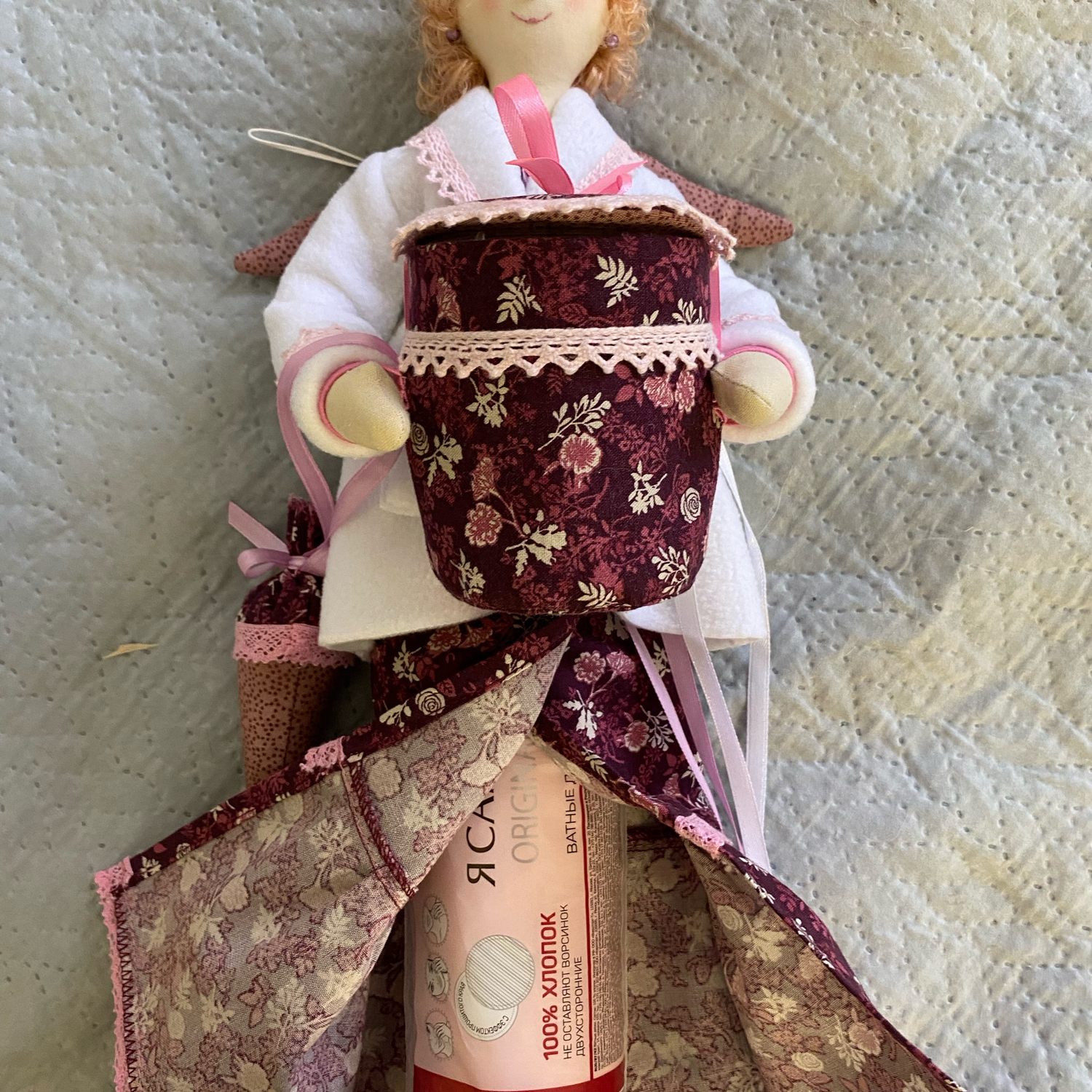 Photo №3 к отзыву покупателя Koroleva Nataliya о товаре Банная фея - хранительница ушных палочек и ватных дисков