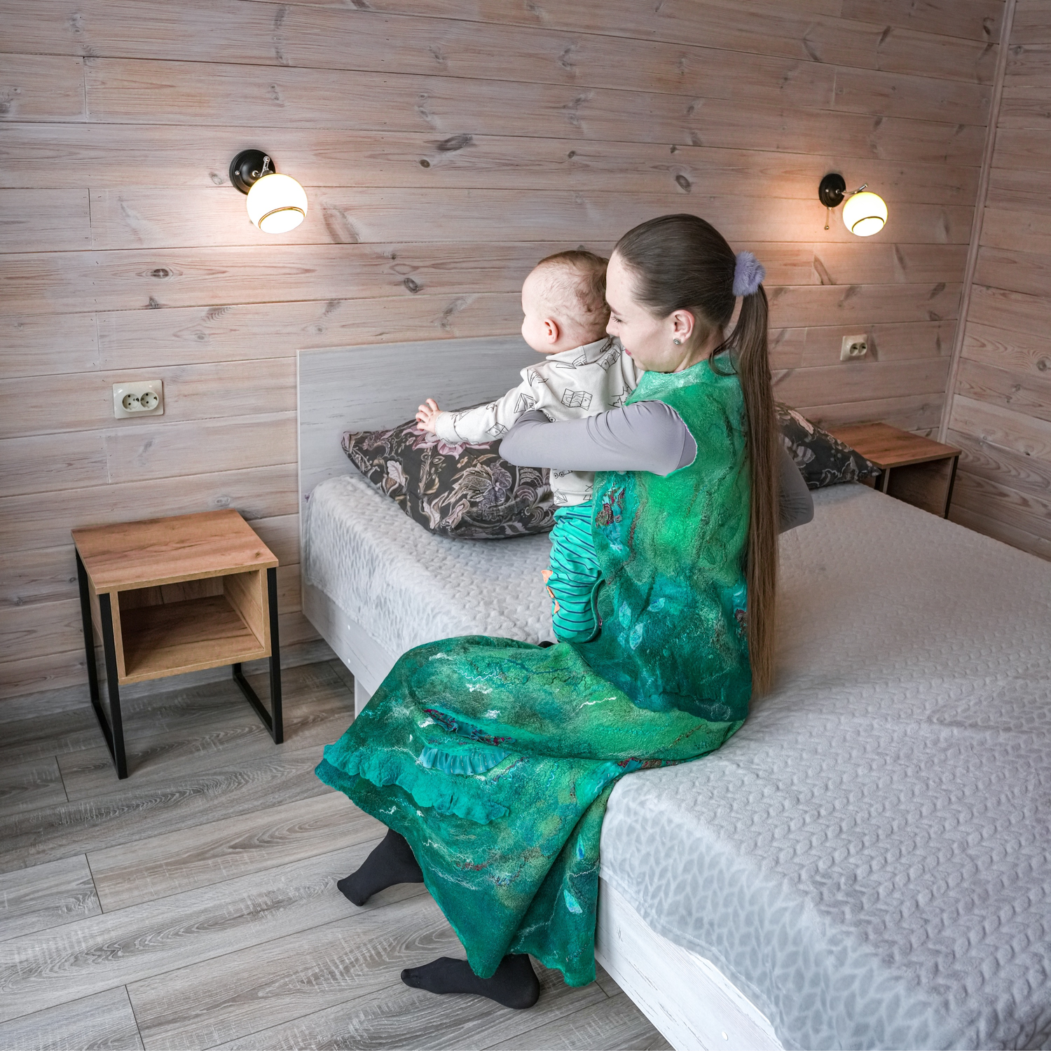 Фото №2 к отзыву покупателя Anamore о товаре Юбка валяная длинная бохо "Шик-блеск" и еще 2 товара