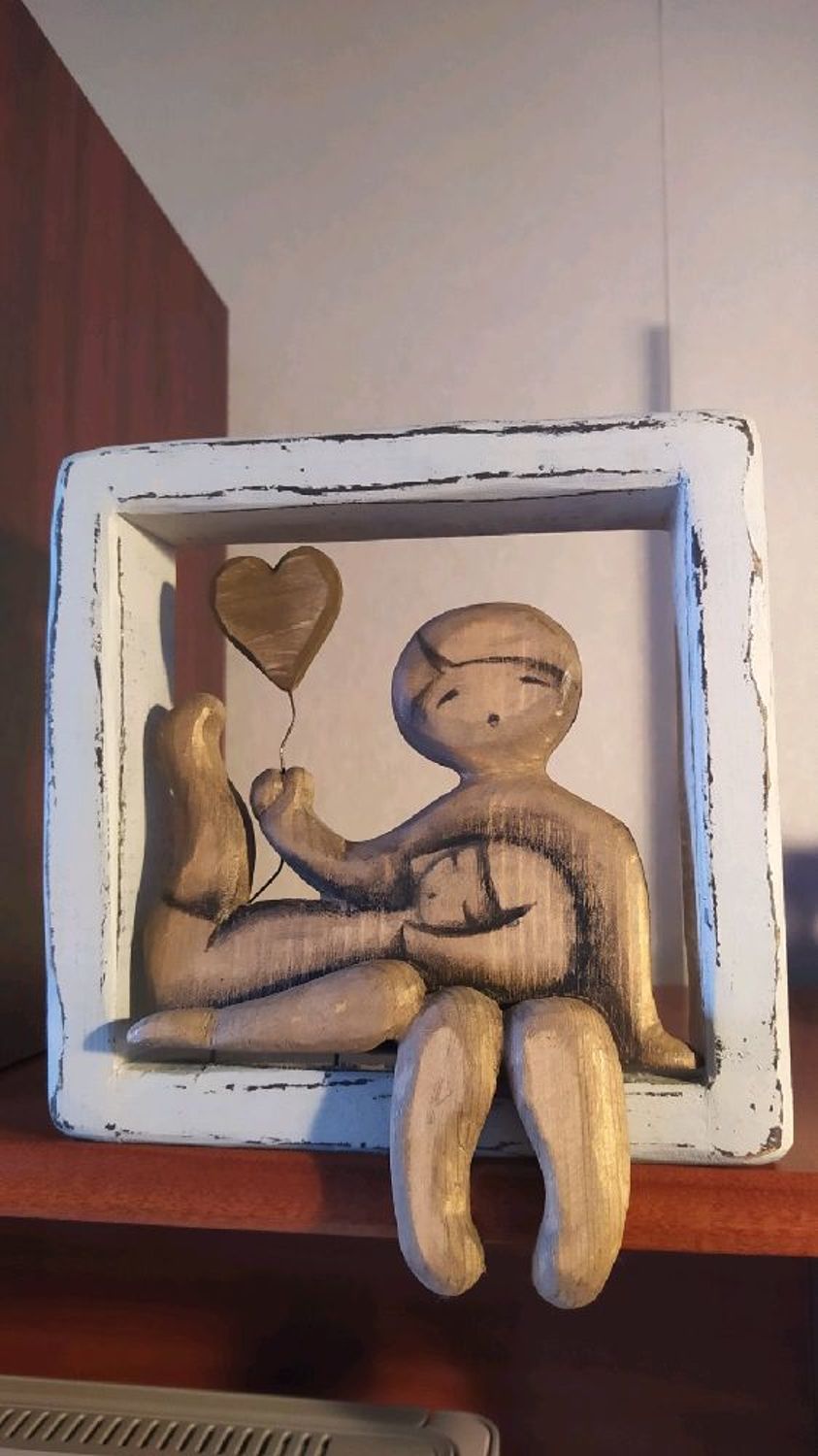 Фото №1 к отзыву покупателя Олеся о товаре Двое Любовь Панно деревянное