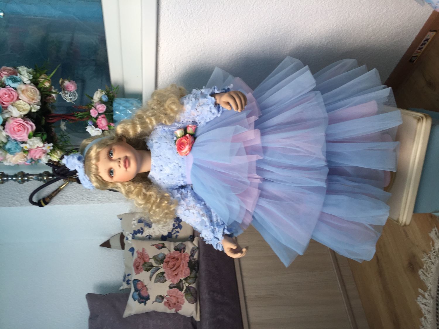 Photo №1 к отзыву покупателя Svetlana о товаре Платье для принцессы «Голубое облачко»