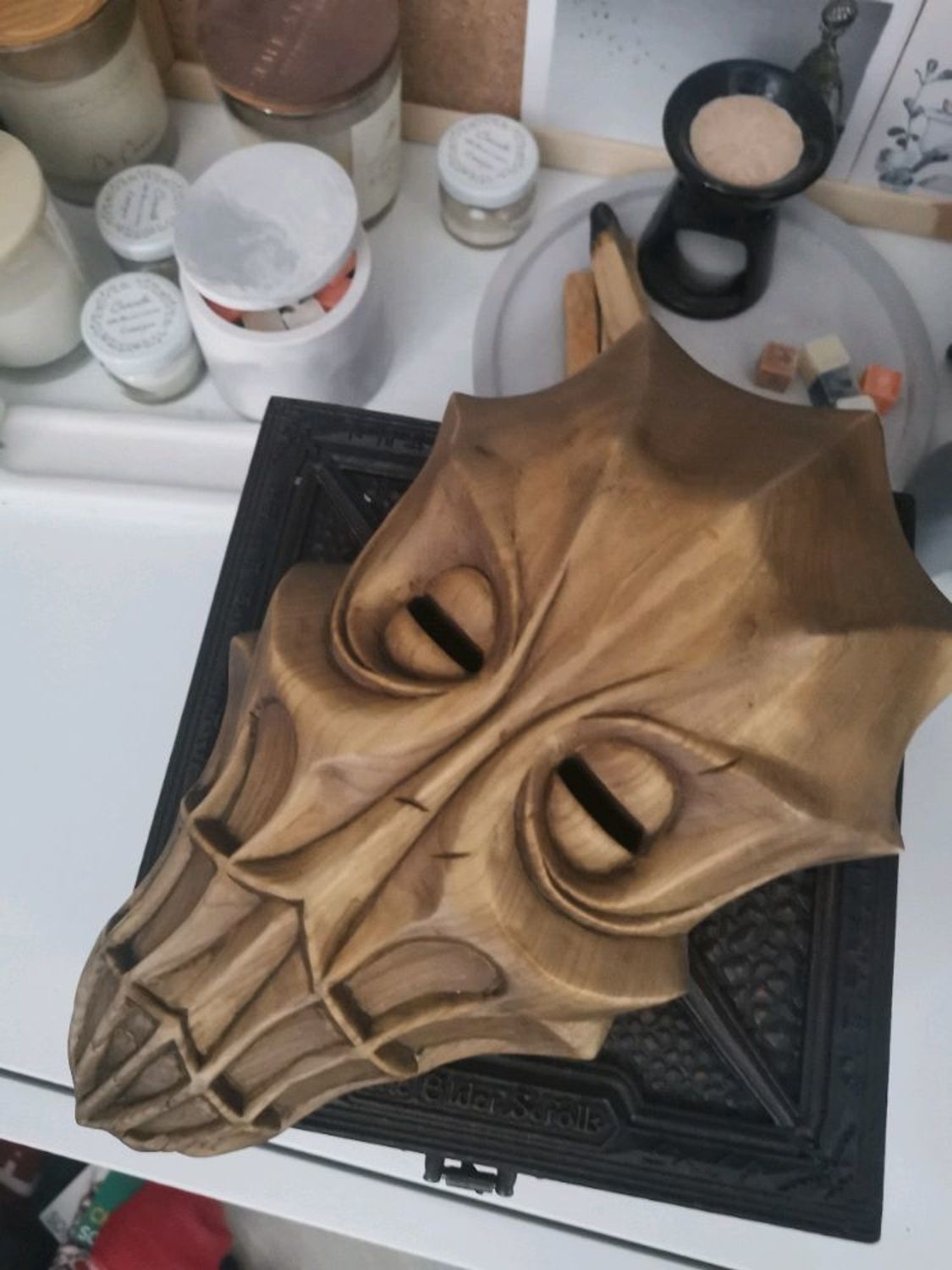 Фото №1 к отзыву покупателя Dmitry Pulnov о товаре Маска Драконьего Жреца - Dragon Priest Mask
