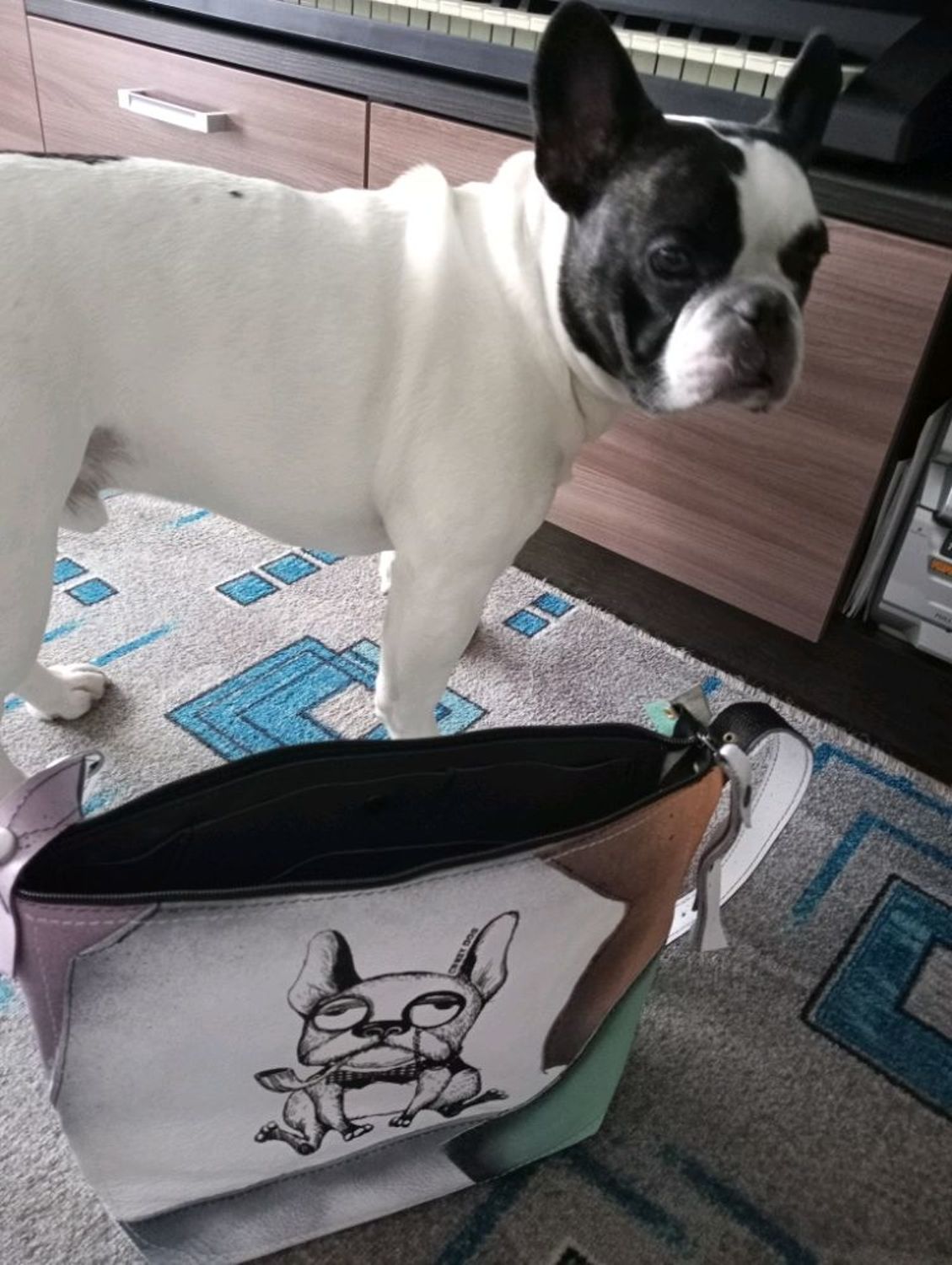 Фото №1 к отзыву покупателя Жанна Попова о товаре Кожаная Сумка  Crazy Dog авторская работа
