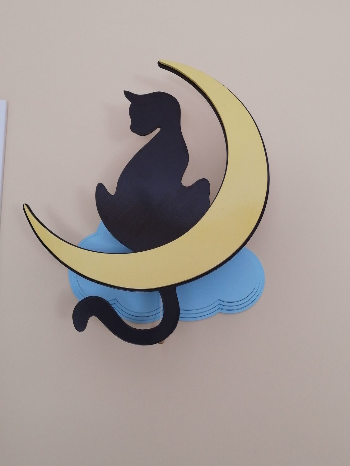 Фото №2 к отзыву покупателя Регина о товаре Ночник - светильник " Кошка на Луне "