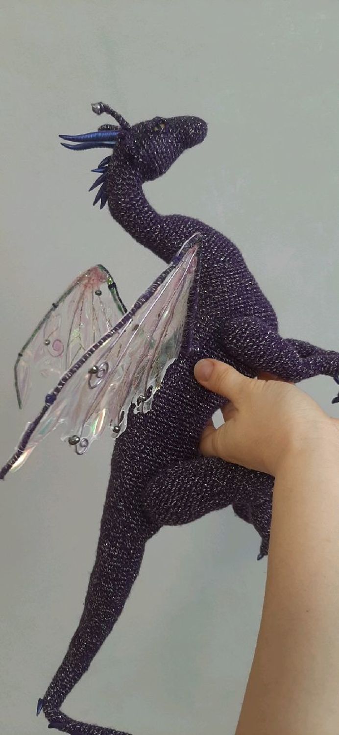 Photo №2 к отзыву покупателя Mariland (Marina) о товаре Волшебный дракон, мягкая игрушка