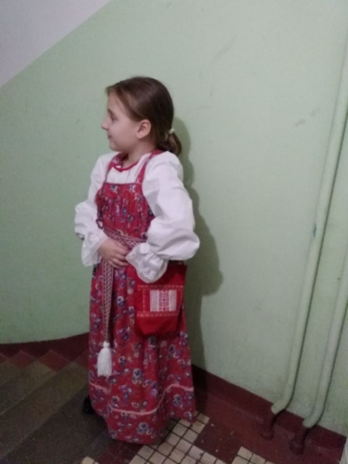 Фото №1 к отзыву покупателя Елена Парусова о товаре Рубаха народная женская.Длинная