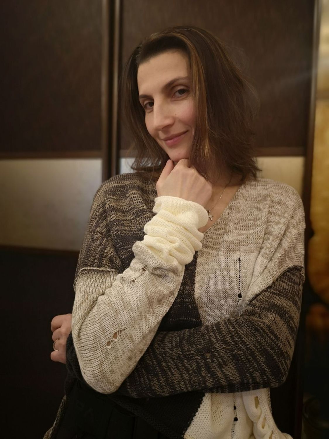Фото №3 к отзыву покупателя Галина о товаре Вязаная кофта оверсайз