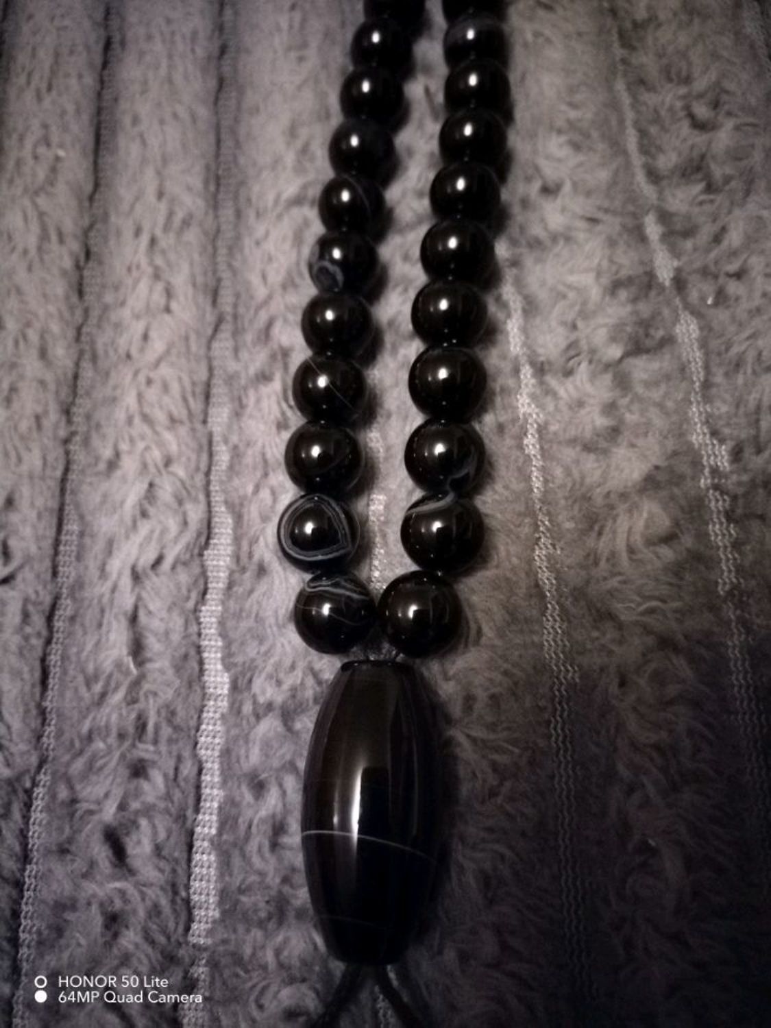 Photo №1 к отзыву покупателя Verstov Andrej о товаре Агат натуральный черный and 2 more items