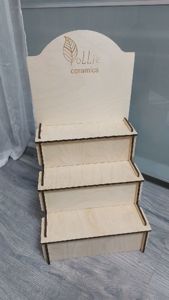 Разборный стеллаж-витрина, горка, лесенка стенд, для маркета в интернет ...